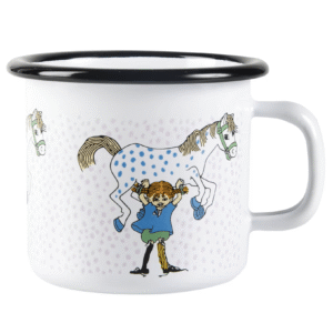 Pippi Och Lilla Gubben Emaljmugg