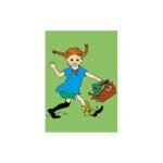 Vykort Pippi går ombord