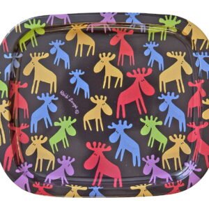 Plåtbricka Älgar