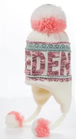 Winter cap Pink with Sweden