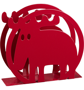 SERVETTSTÄLL R ÄLG RÖD