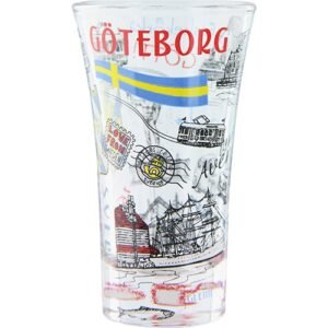 SHOTGLAS GÖTEBORG TECKNING, 8.5CM