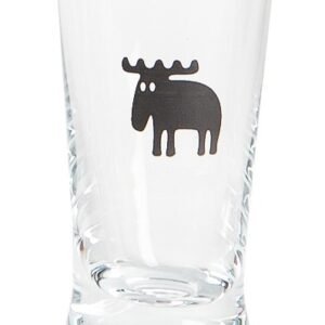 SHOT GLASS MOOSE BLACK MOZSWEDEN