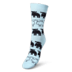 SOCKS MOOSE PASTEL BLUE 36-40