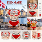 Shotglas Danmark Bikini
