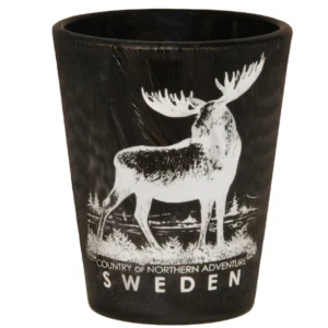 Shot Glass Ice Black Sweden Moose