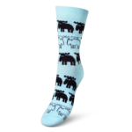 Socks Moose Pastel, blue 36-40 - 36-40