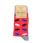 Sock Red mixed moose - 41-46