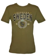 T-shirt Kaki Sverige Älg