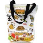 TYGAXELVÄSKA SWEDISH FIKA