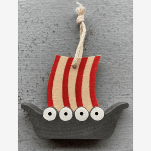 VIKINGASKEPP MED TRÅD 7 CM