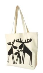 Väska natur 3 älgar