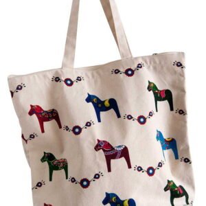 Väska natur Dalahäst