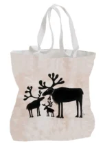 Väska natur sametecken