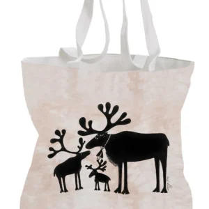 Väska natur sametecken