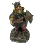 Viking, svärd, stående, polyfigur