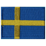 border Swedish flag