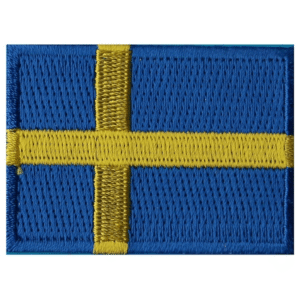 border Swedish flag