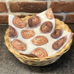 Kanelbulle, brödkorgsduk