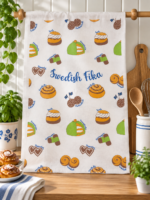 Kökshandduk Swedish Fika