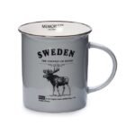 Becher- Memoriez, Elch Classic, schlank, mit Geschichte, grau