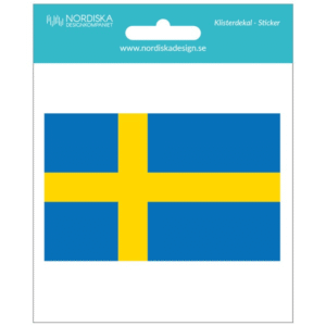klistermärke flagg