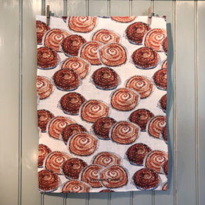 Kanelbulle, kökshandduk